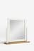 Chalk White Malvern Paint Effect Rectangular Dressing Table Mirror