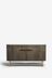 Piano Mango Wood and Marble Large Sideboard