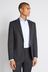 Moss Charcoal Grey Skinny Fit Stretch Suit: Jacket