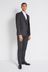 Moss Charcoal Grey Skinny Fit Stretch Suit: Jacket
