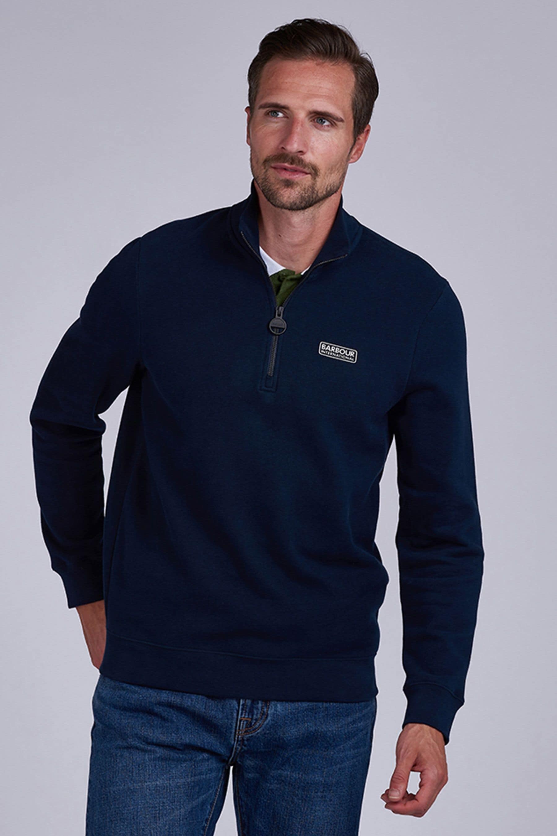 Barbour storm half zip sweater hot sale