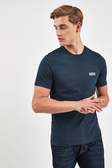 Buy Barbour® International Navy Small Logo Tee from the Next UK online shop