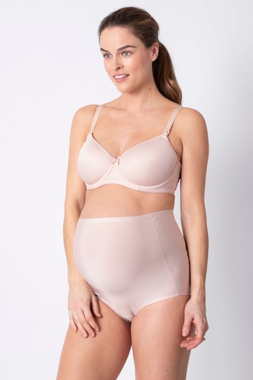 Buy Seraphine Nude No VPL Over Bump Maternity Briefs from the Next