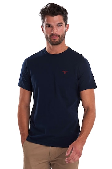 Barbour® Navy Mens Sports T-Shirt