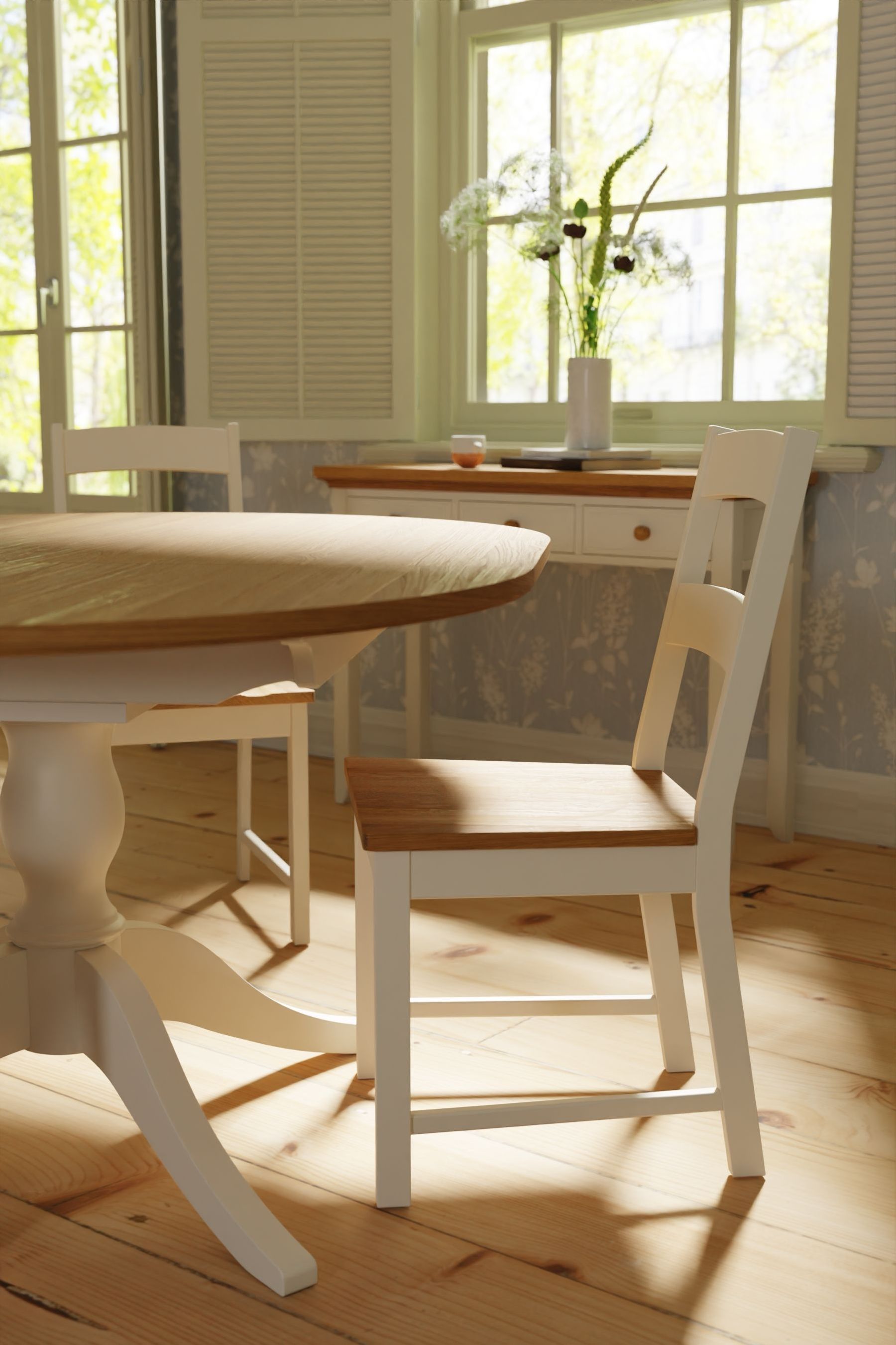 next dining chairs cream