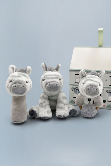 Babyblooms Three Little Zebras Toys Gift Set
