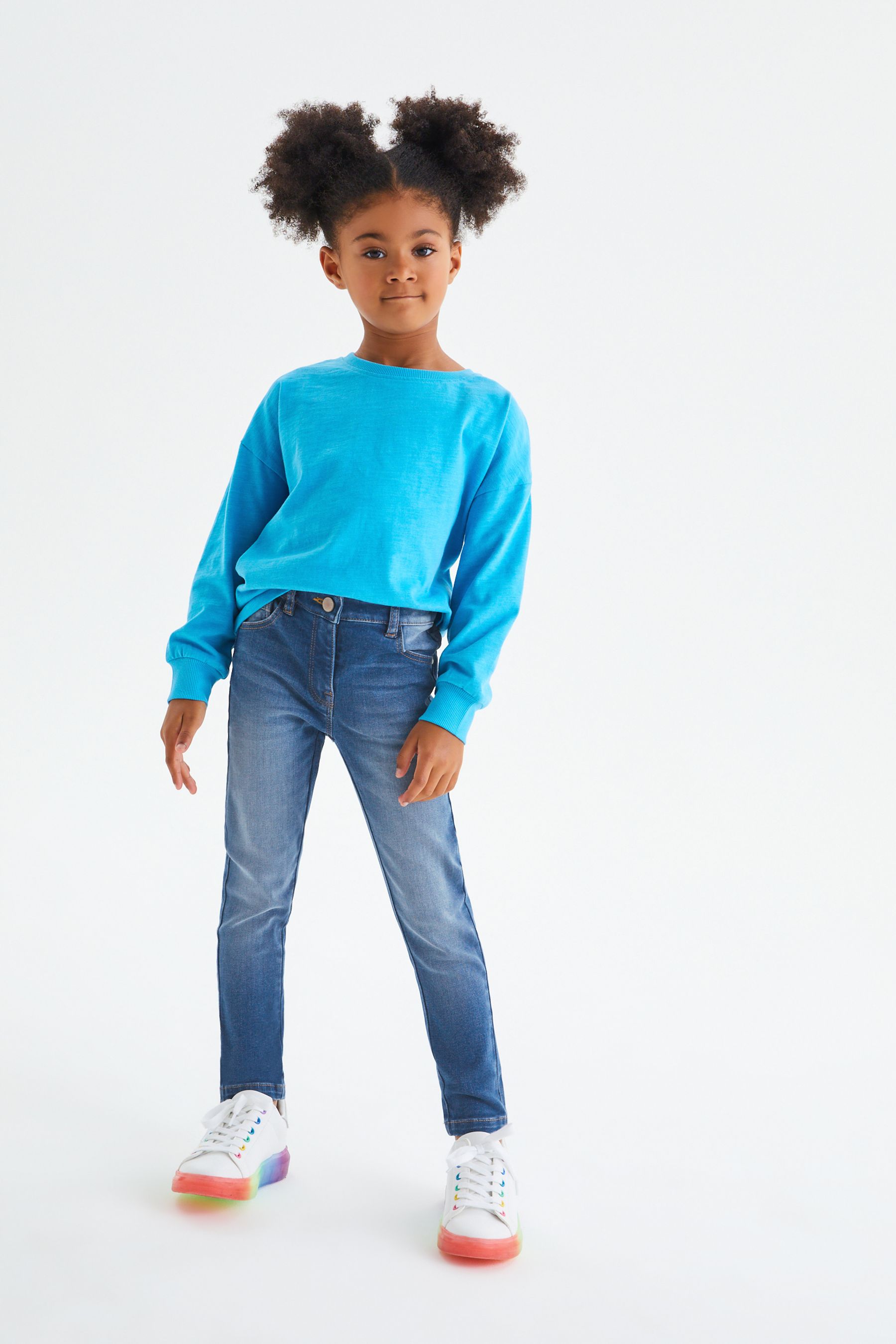 Skinny jeans for kids girls top
