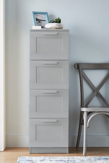 Grey Flynn Tall Chest of Drawers