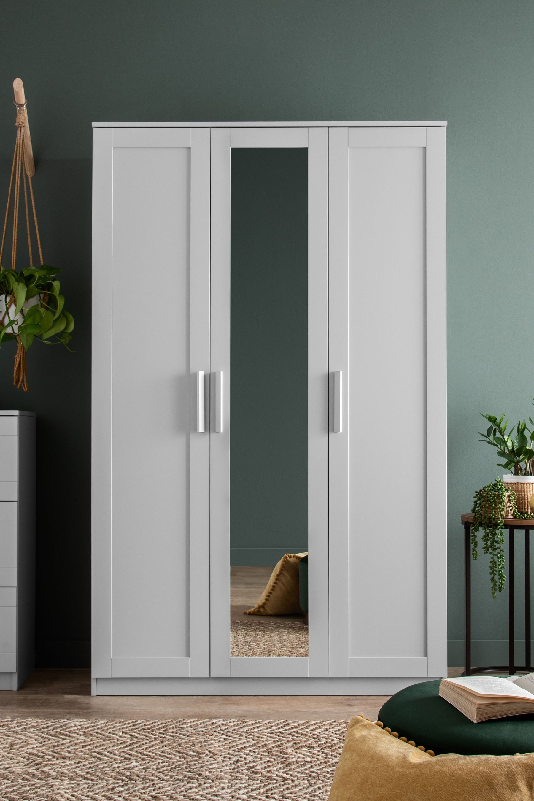 Next flynn double hot sale wardrobe