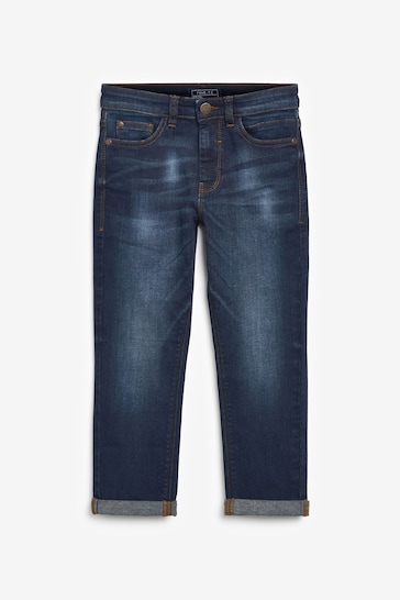 Lee Jeans Malone Niebieskie jeansy o obcisłym kroju