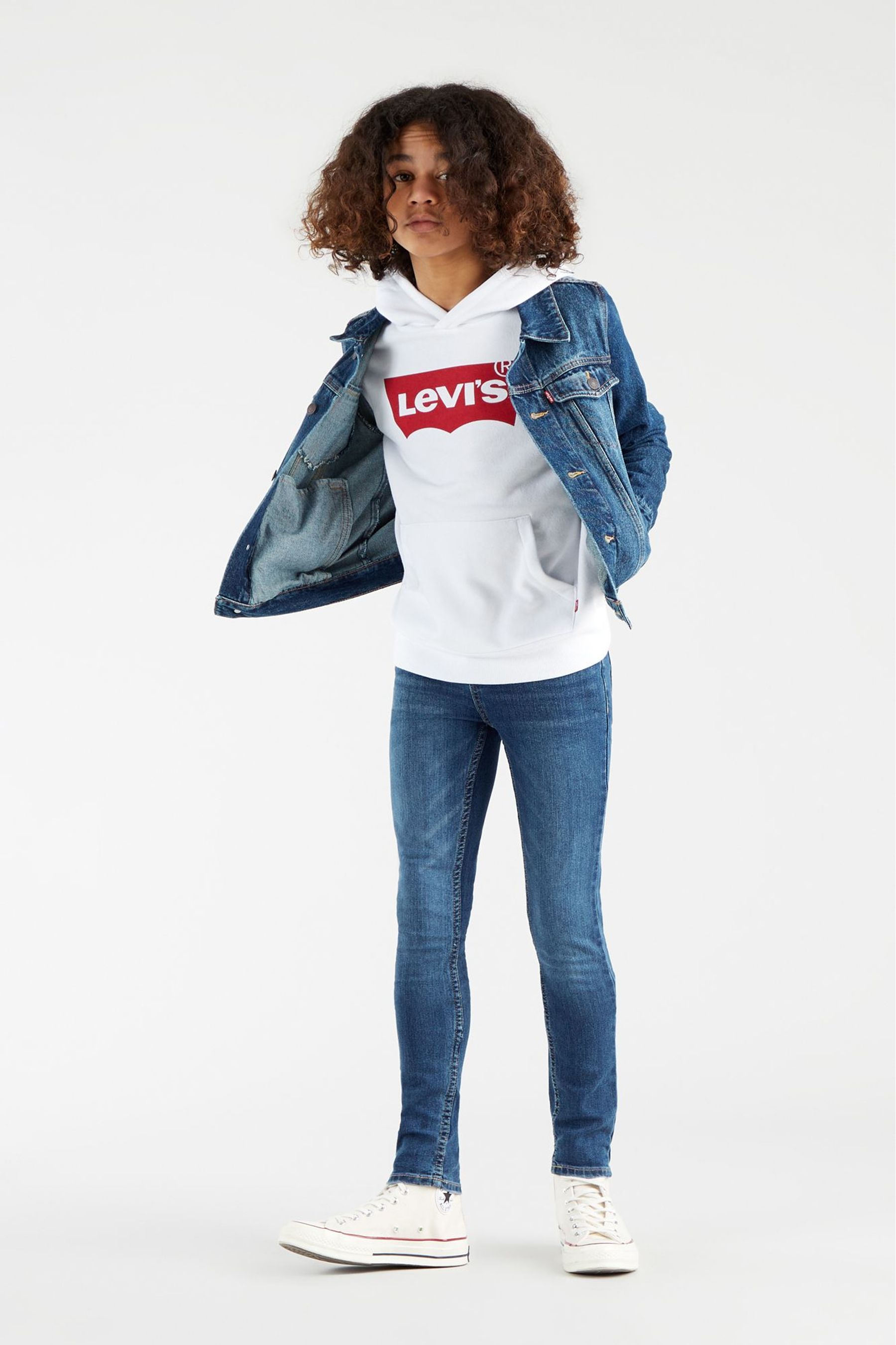 Buy Levi's® Blue Denim Por Vida Skinny Tapered Jeans from the Next UK ...
