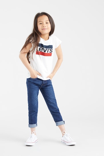 Buy Levi's® Kids White Sports Logo T-Shirt from the Next UK online shop