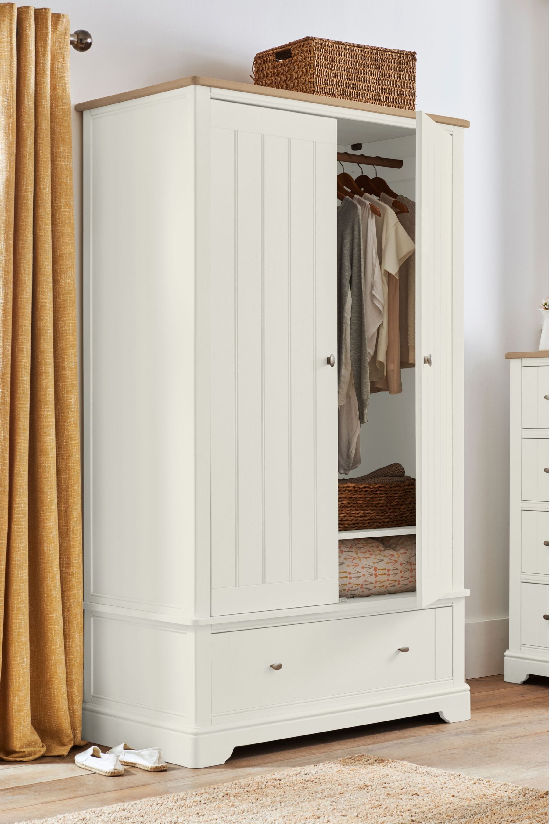 White wardrobe next day clearance delivery