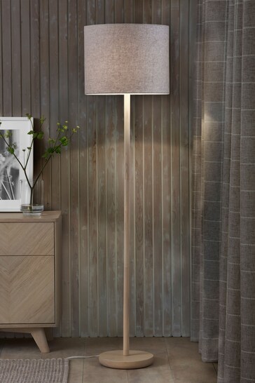 Buy Oslo Wood Floor Lamp from the Next UK online shop