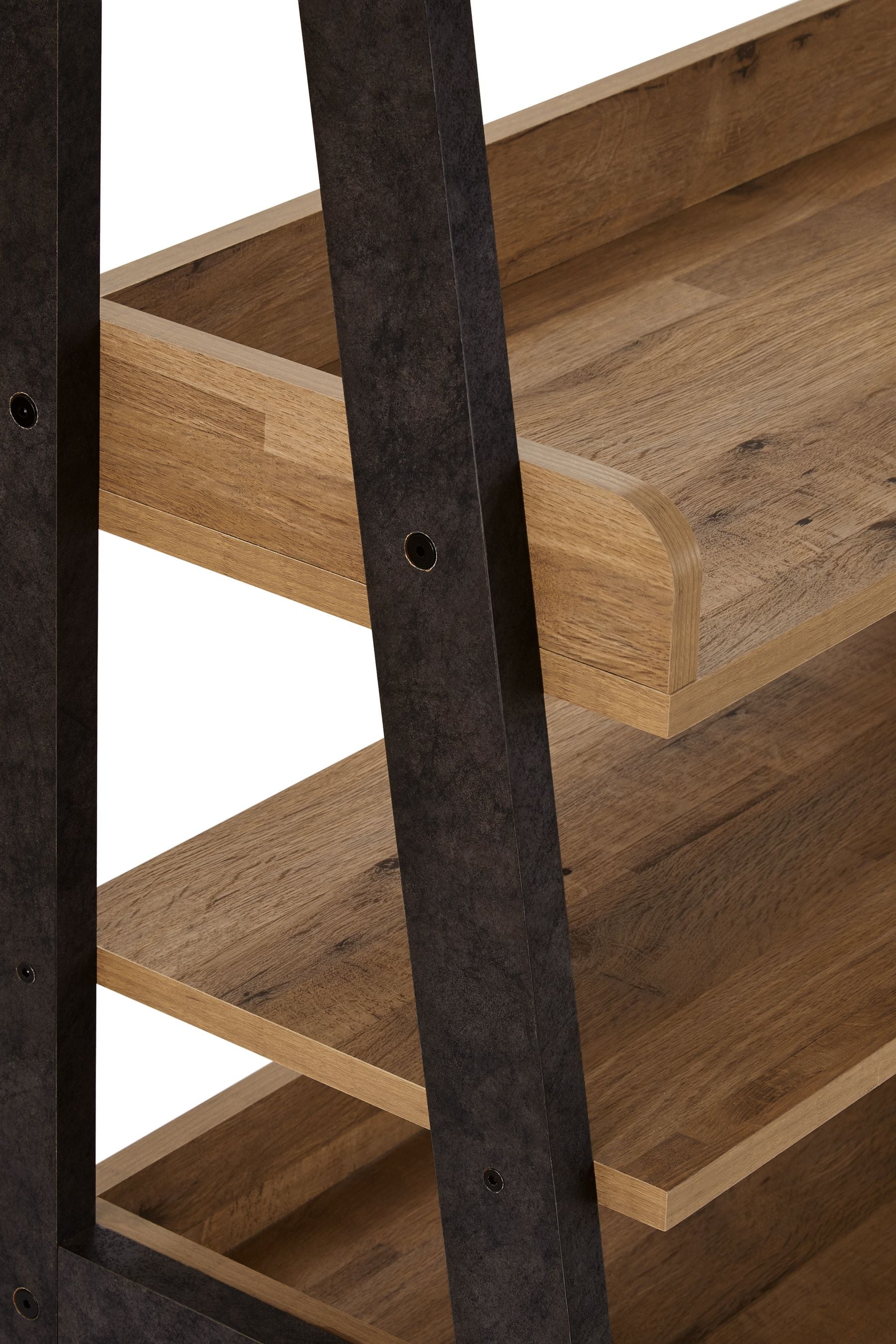 Buy Dark Bronx Oak Effect Ladder TV Stand from the Next UK online shop