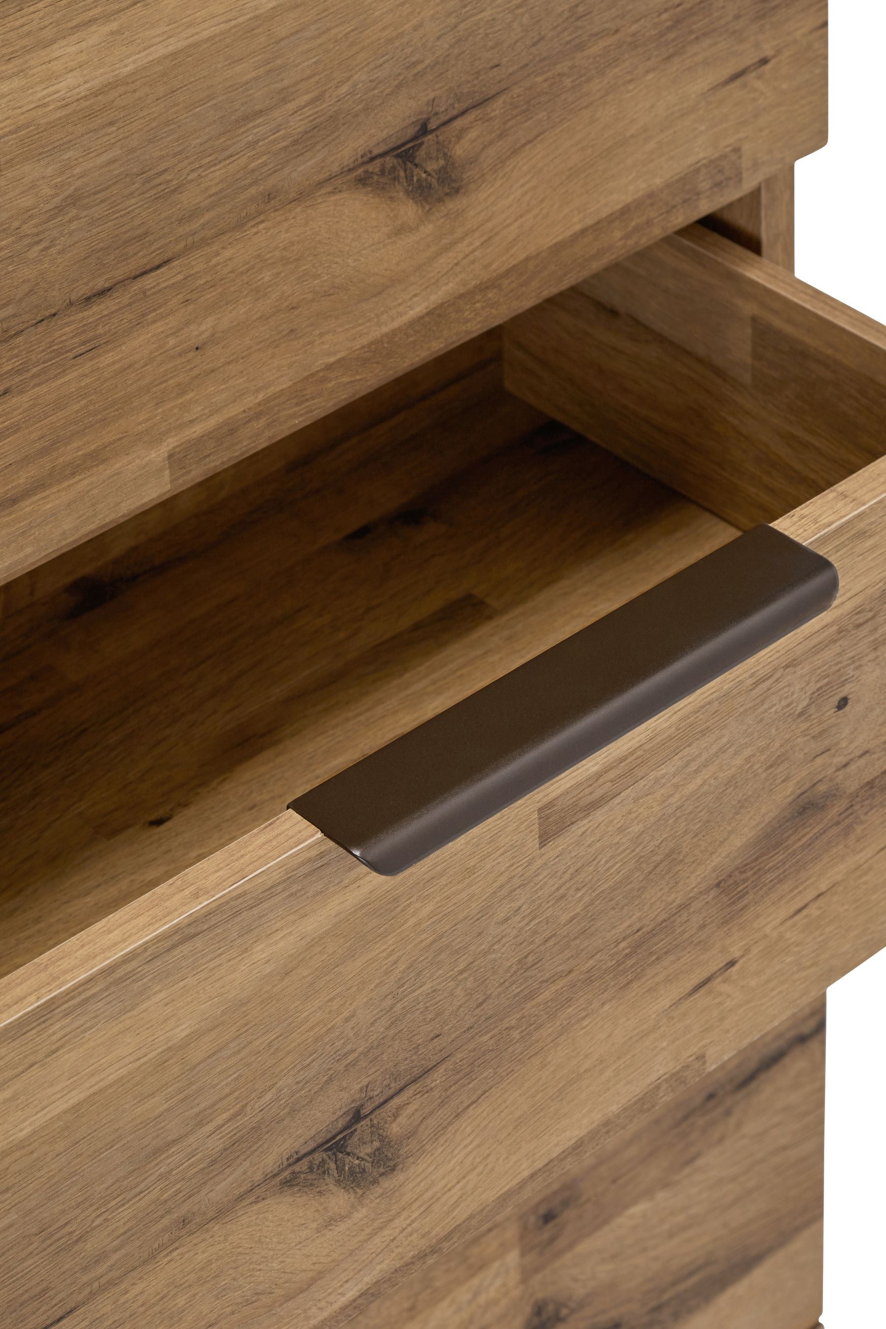 Buy Dark Bronx Oak Effect Tall Sideboard from the Next UK online shop