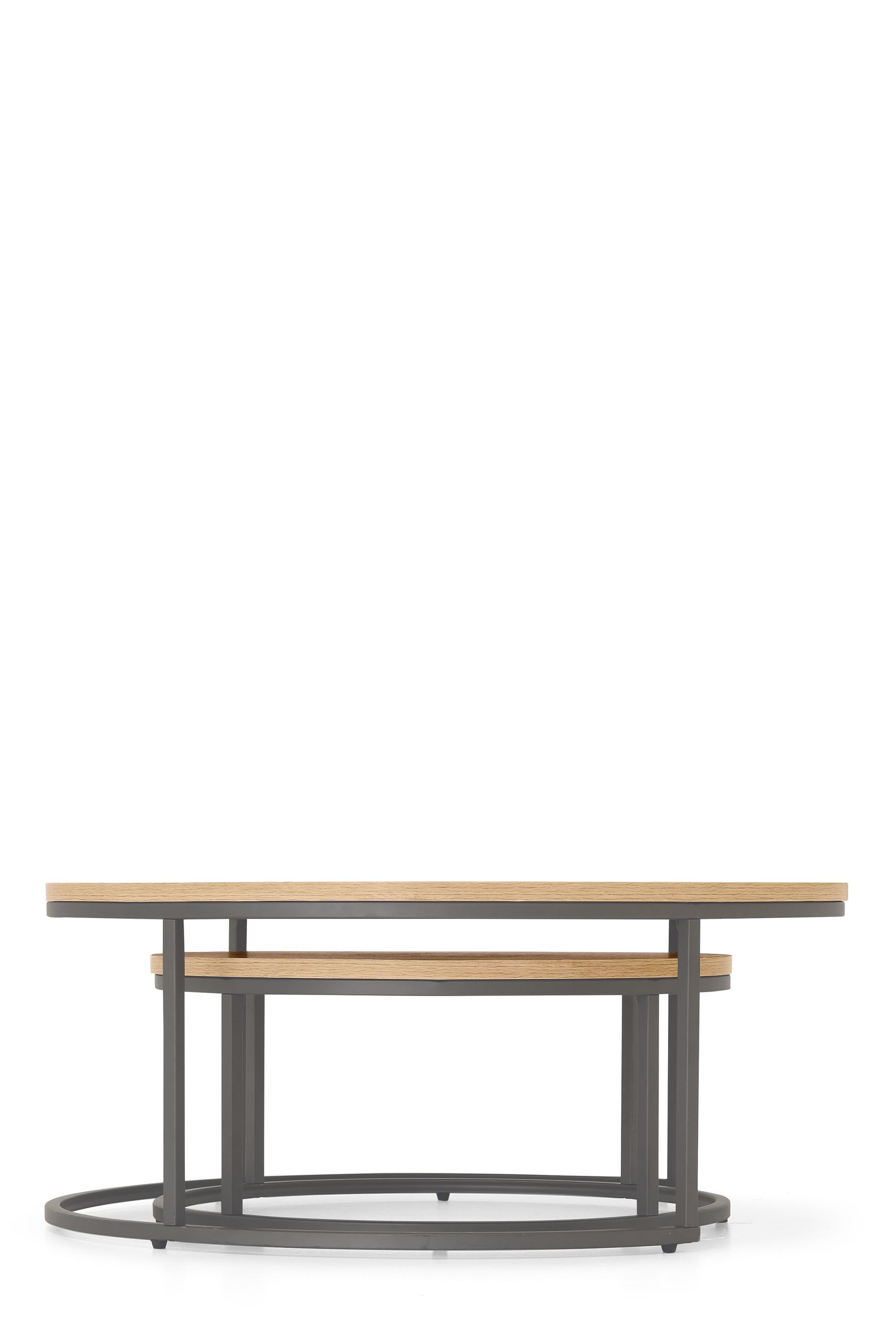 Buy Light Bronx Oak Effect Nesting Coffee Table from the Next UK online shop