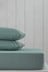 Green Sage Cotton Rich Fitted Sheet