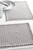 Set of 4 Grey Woven Placemats Placemats