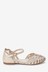 Gold Scalloped Edge Sparkle Bridesmaid Collection Occasion Shoes
