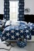 2 Pack Navy Blue Stars Duvet Cover And Pillowcase Set