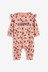Pink Mummy Single Footless Baby Sleepsuit (0mths-3yrs)