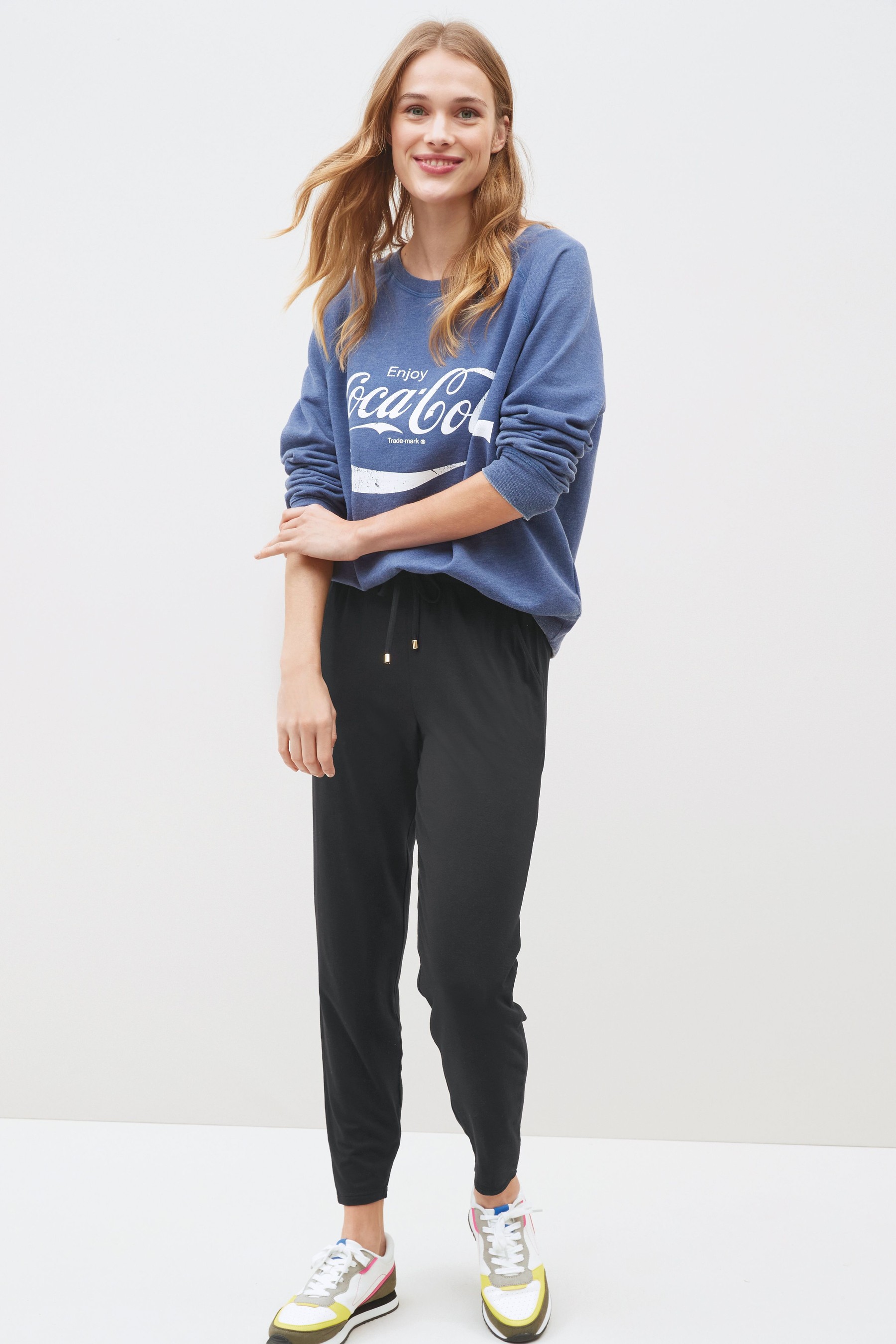 Black Jersey Joggers