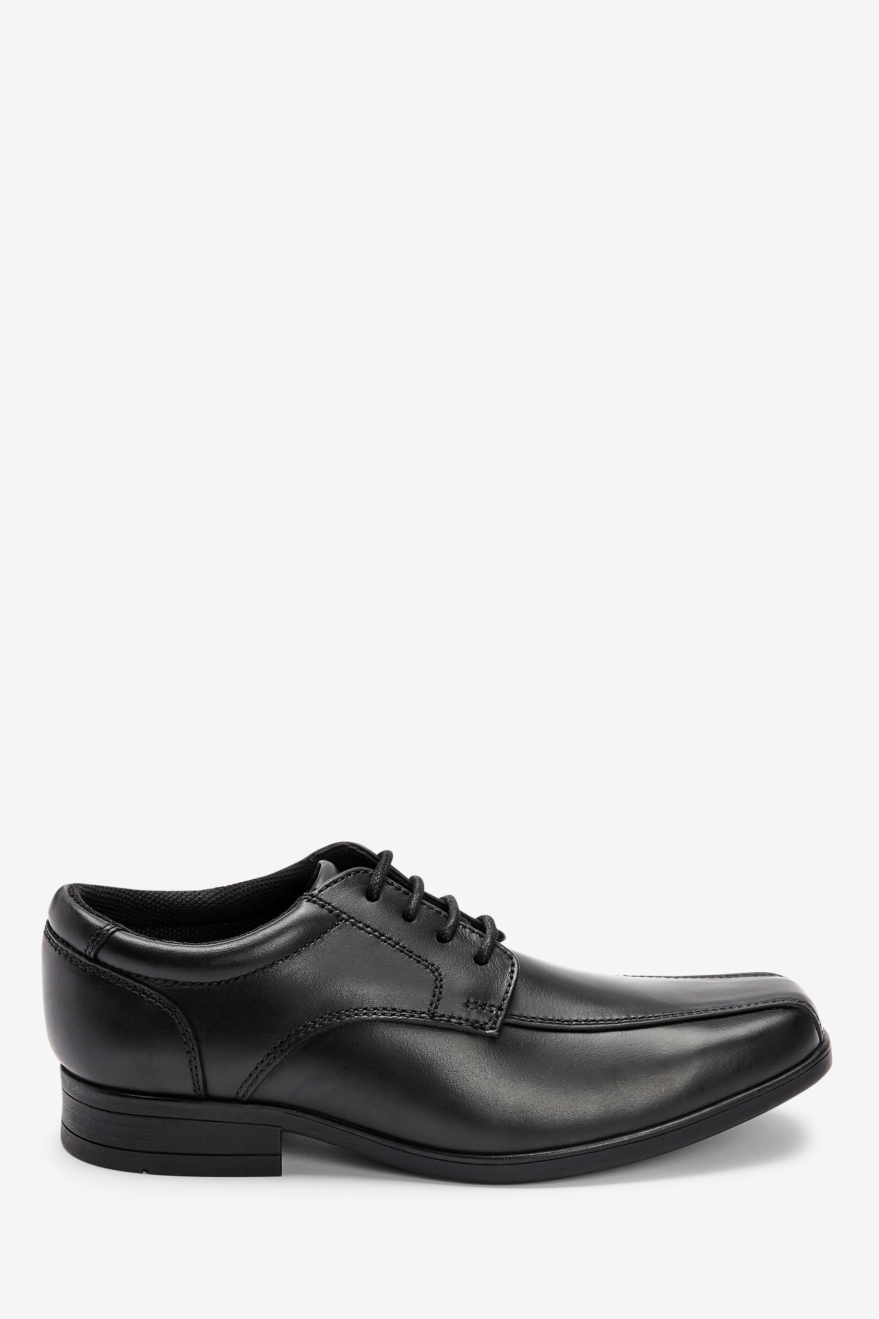 wide fit black lace up shoes