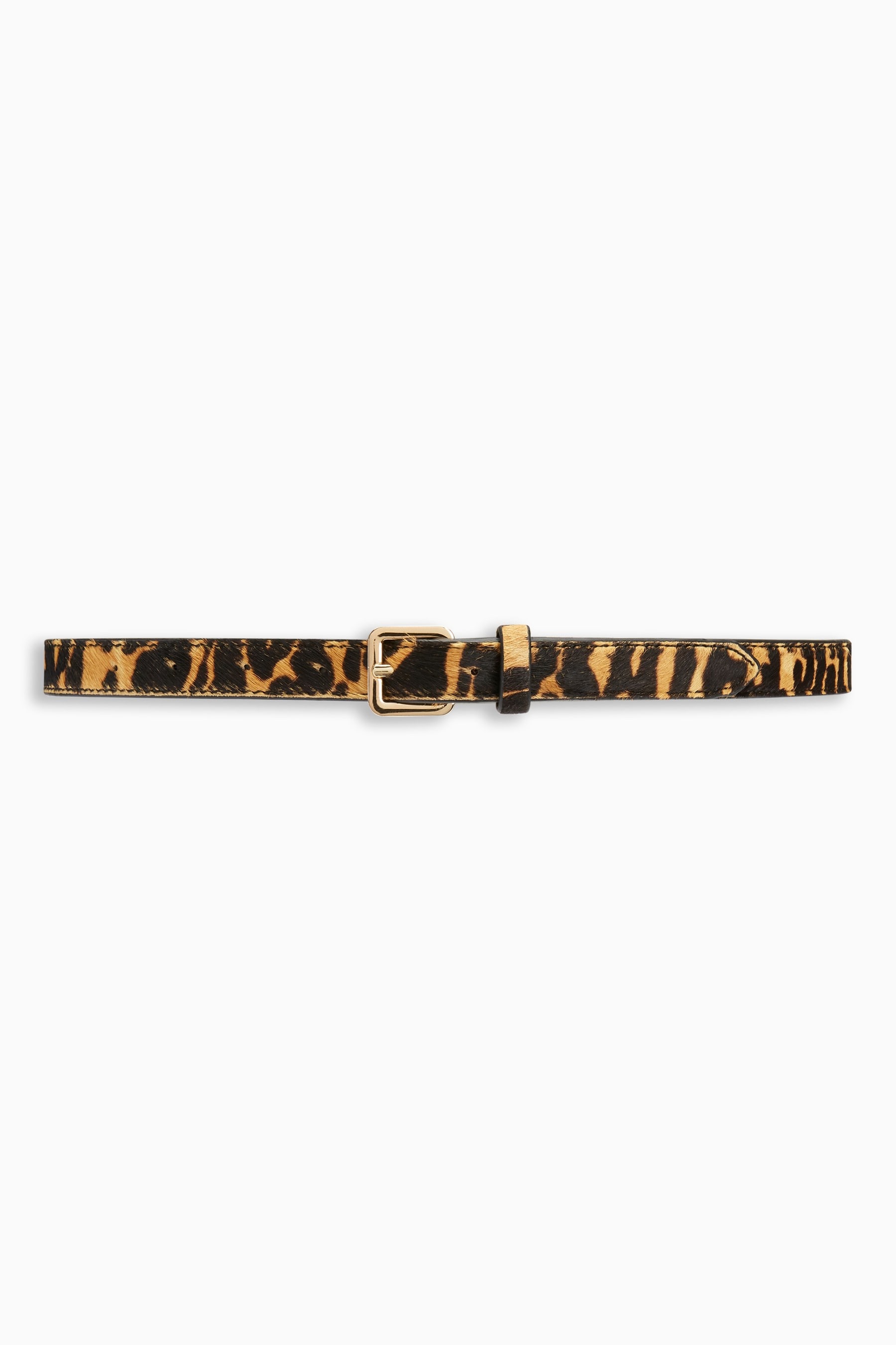 Leopard print shop skinny belt