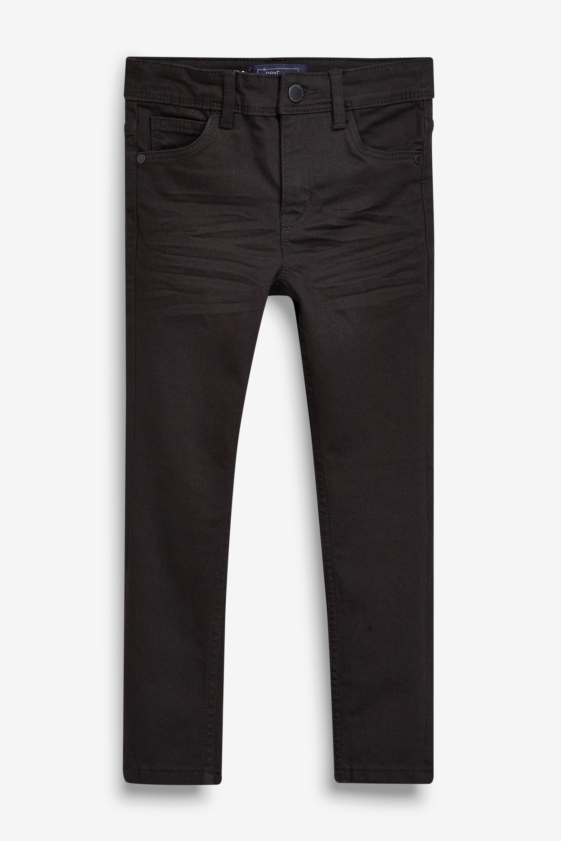 Buy Black Denim Super Skinny Fit Cotton Rich Stretch Jeans (3-17yrs ...