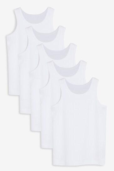 Buy Next Vests 5 Pack (1.5-16yrs) from the Next UK online shop