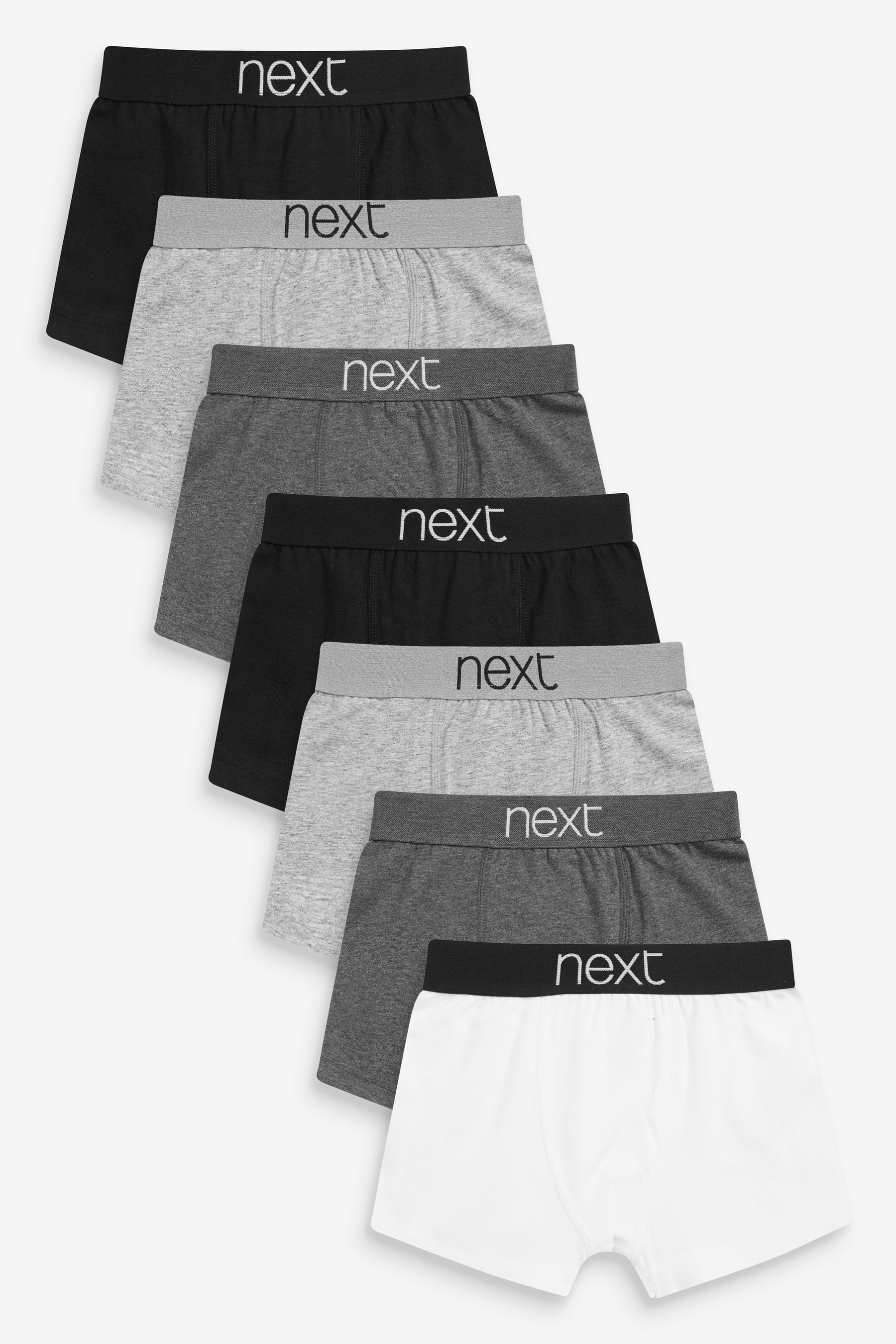 Buy Monochrome 7 Pack Trunks (2-16yrs) from the Next UK online shop