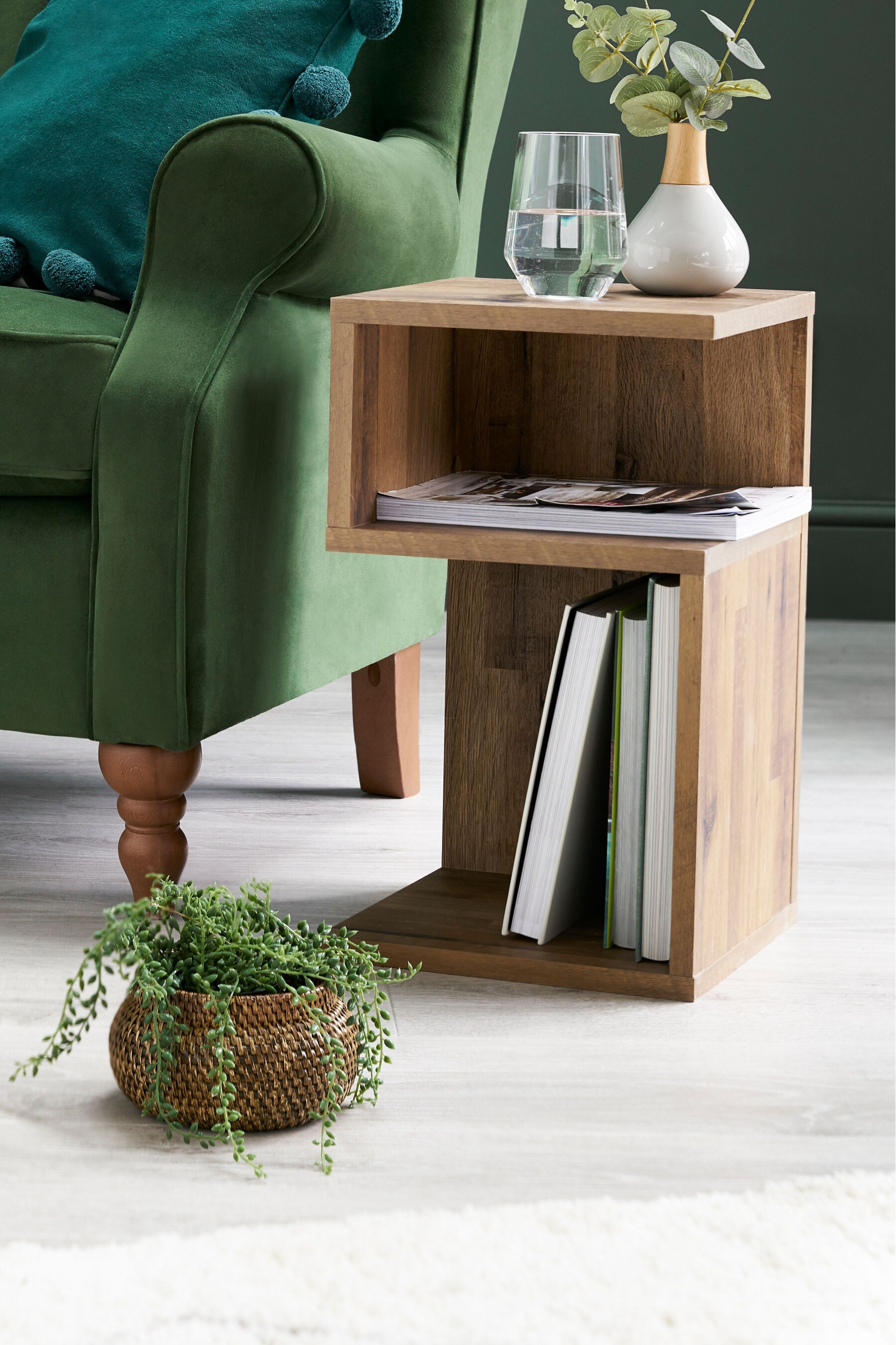 Buy Bronx S Side Table / Bedside from the Next UK online shop
