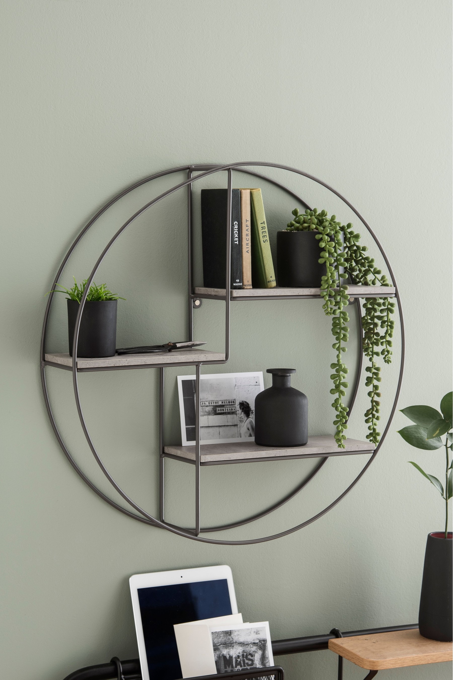 Buy Grey Concrete Effect Wall Shelves from the Next UK online shop