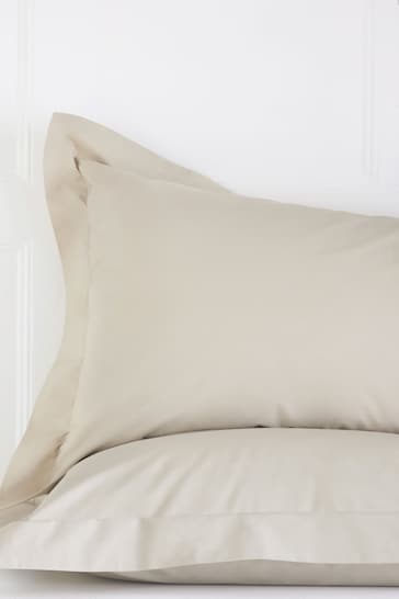 Set of 2 Natural Cotton Rich Pillowcases
