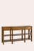 Balmoral Honey 3 Drawer Triple Console Table 