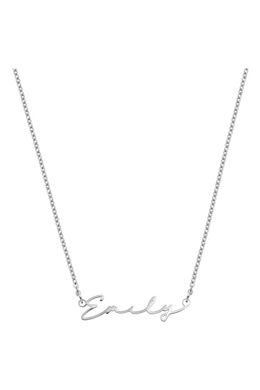 Abbott Lyon Small Link Chain Signature Personalised Name Necklace