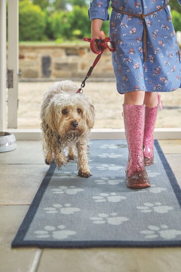Howler & Scratch Multi Big Paws Washable Runner