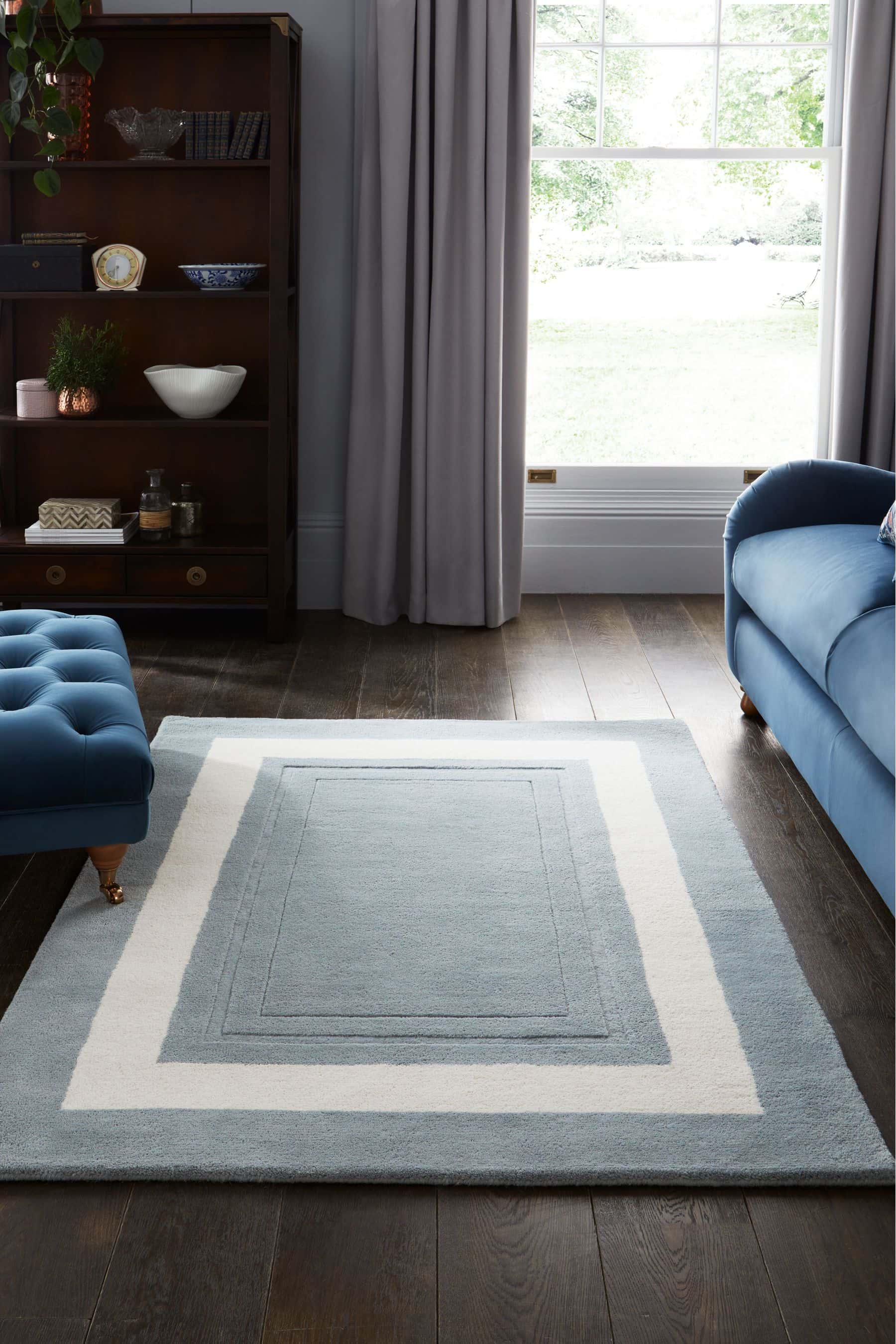 Buy Laura Ashley Pale Seaspray Blue Lewes Rug from the Next UK online shop