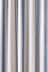 Seaspray Blue Awning Stripe Blackout/Thermal Blackout Lined  Pencil