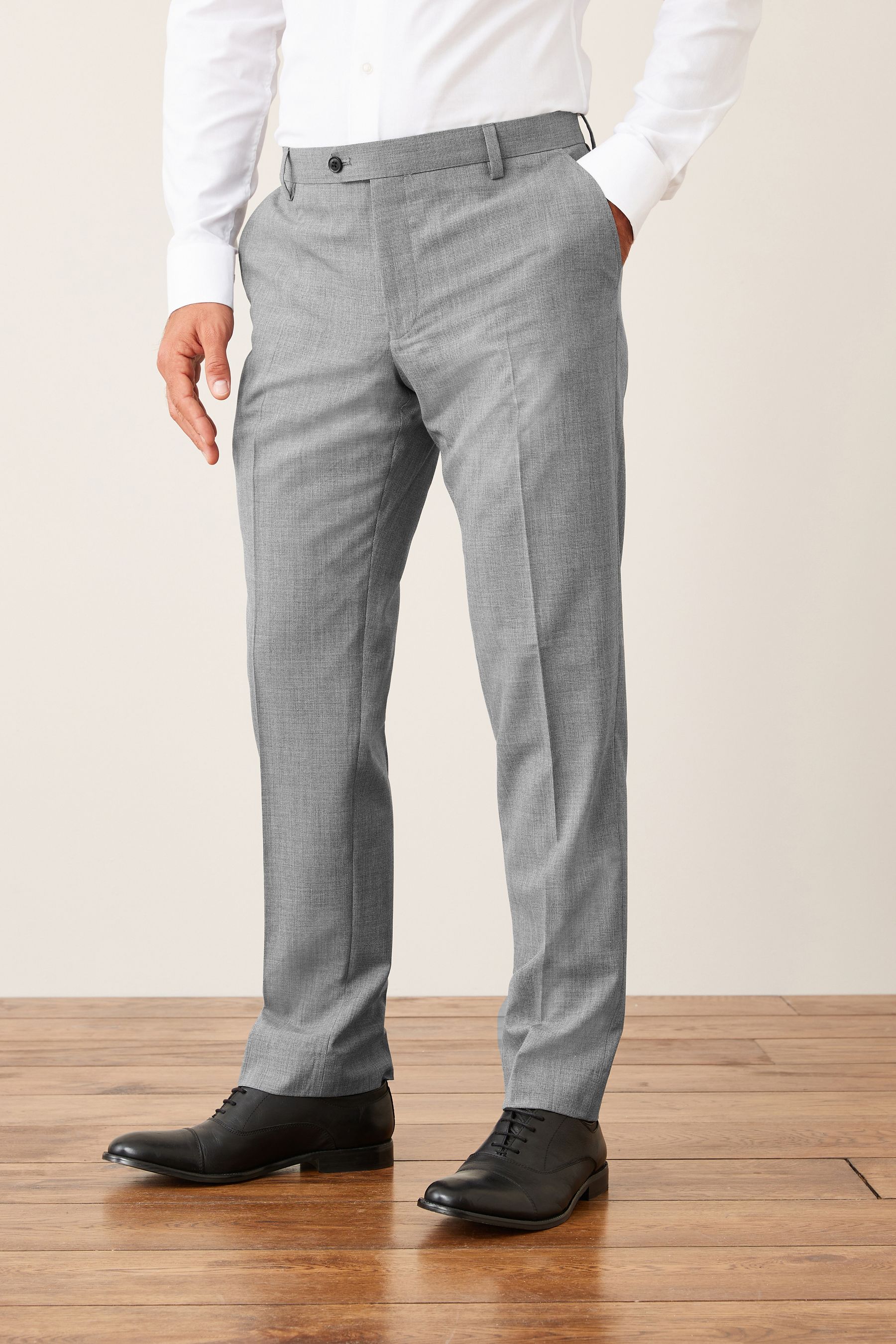 Grey wool dress pants hot sale