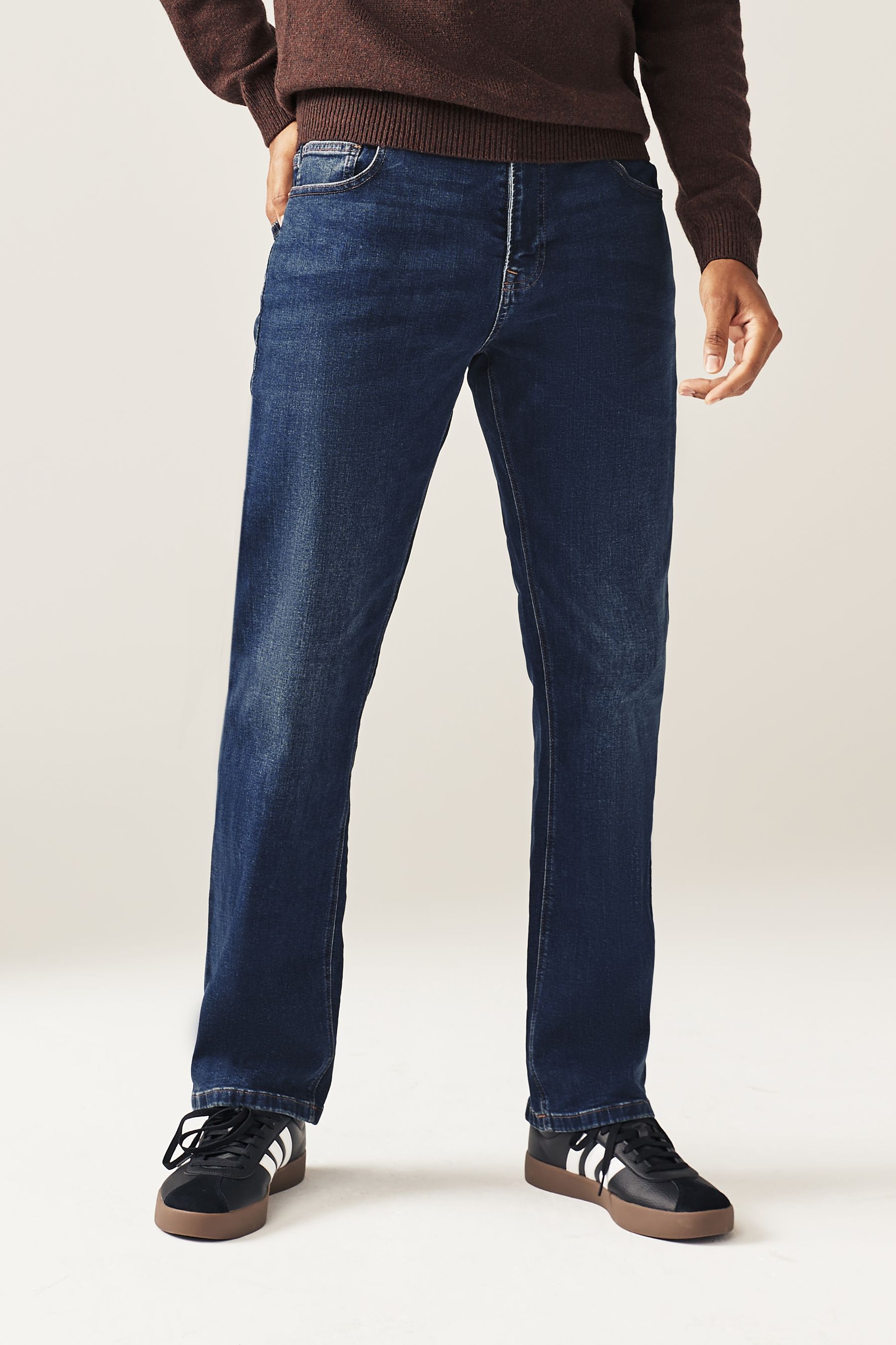 Buy Mid Blue Bootcut Classic Stretch Jeans from the Next UK online shop