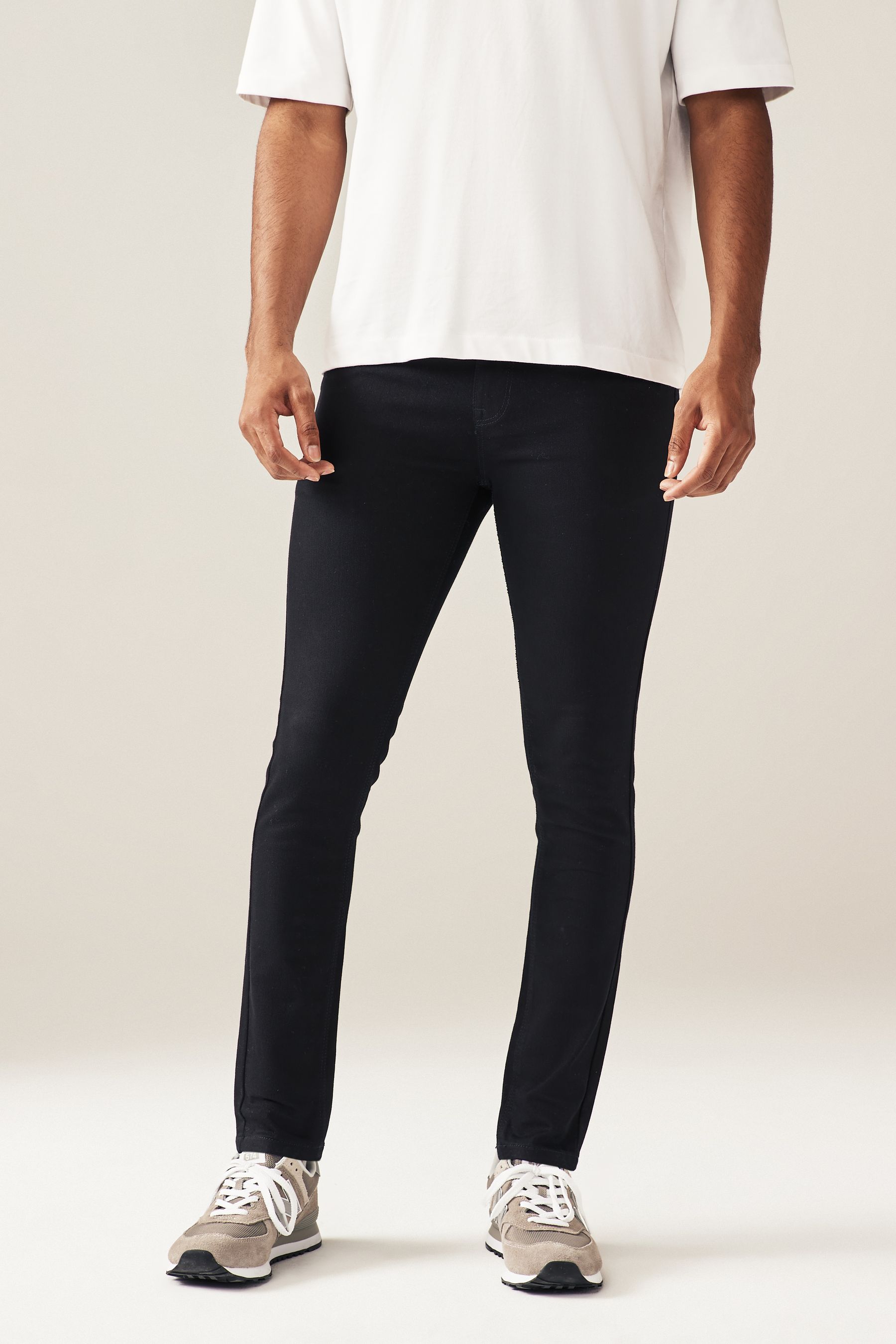 Black stretch skinny deals jeans mens