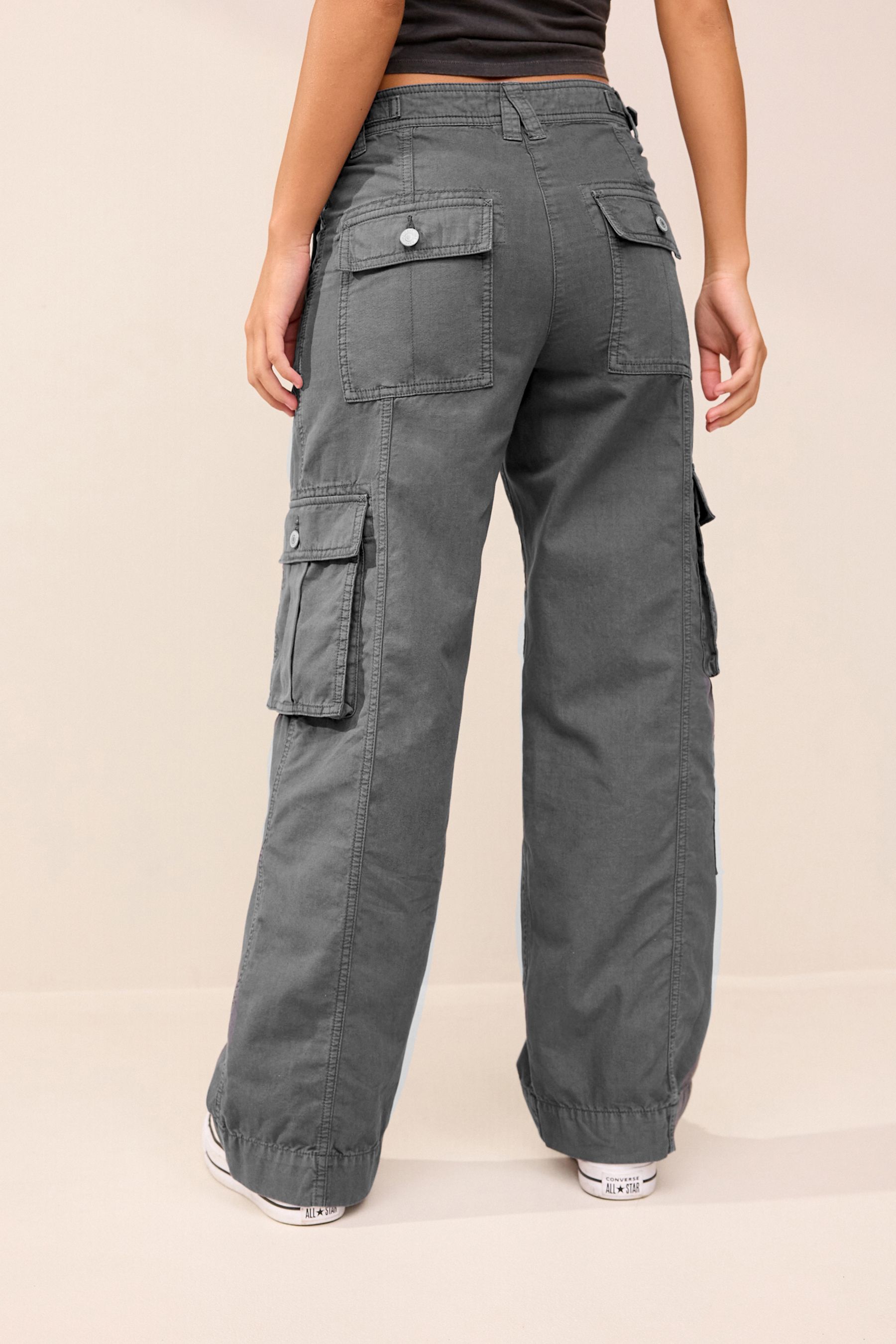 Buy Charcoal Grey Adjustable Waist Cargo Trousers from Next Australia