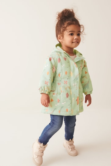 Sage Green Shower Resistant Character Jacket (9mths-7yrs)