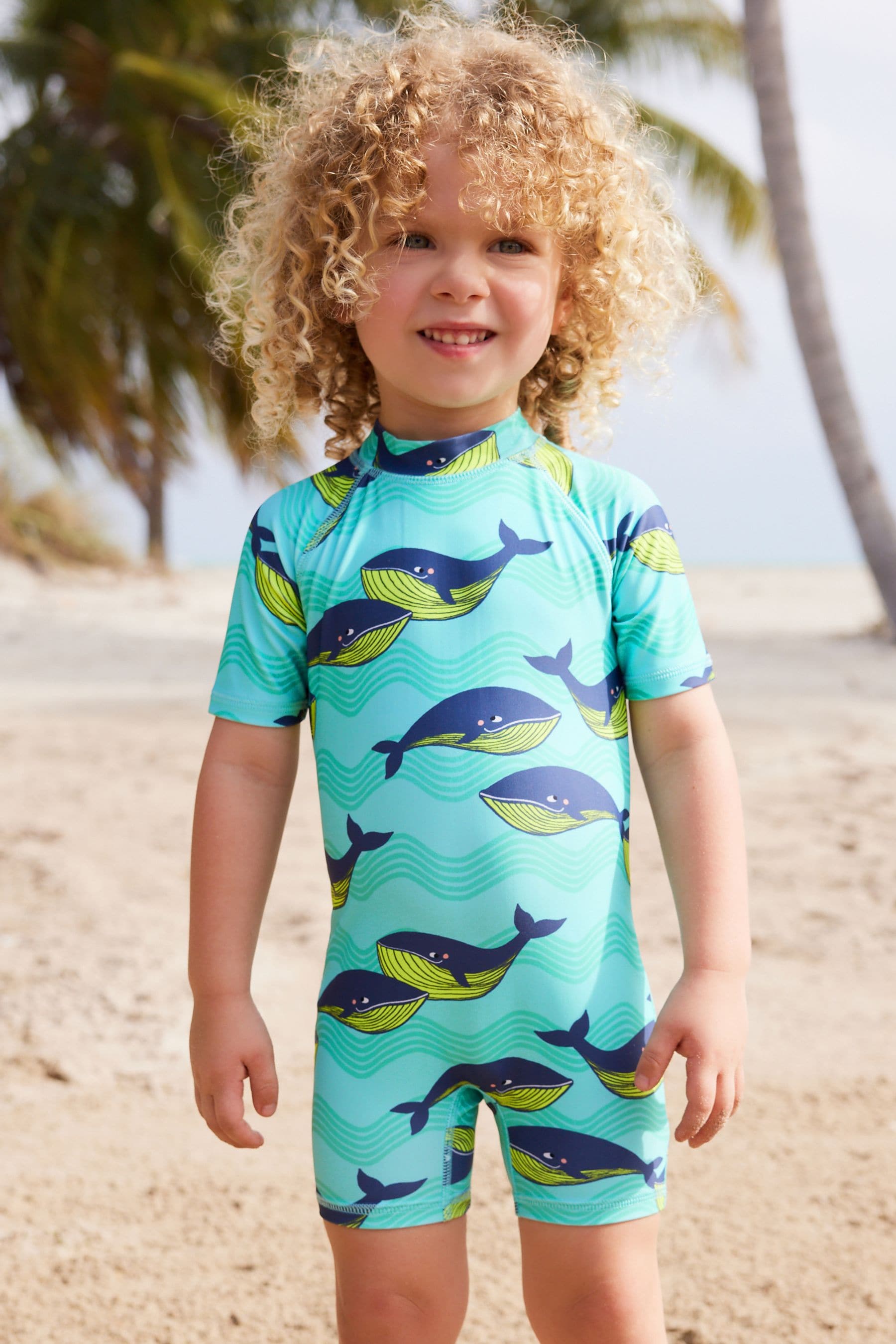 Mint Whale Sunsafe All In One Swimsuit 3mths 7yrs