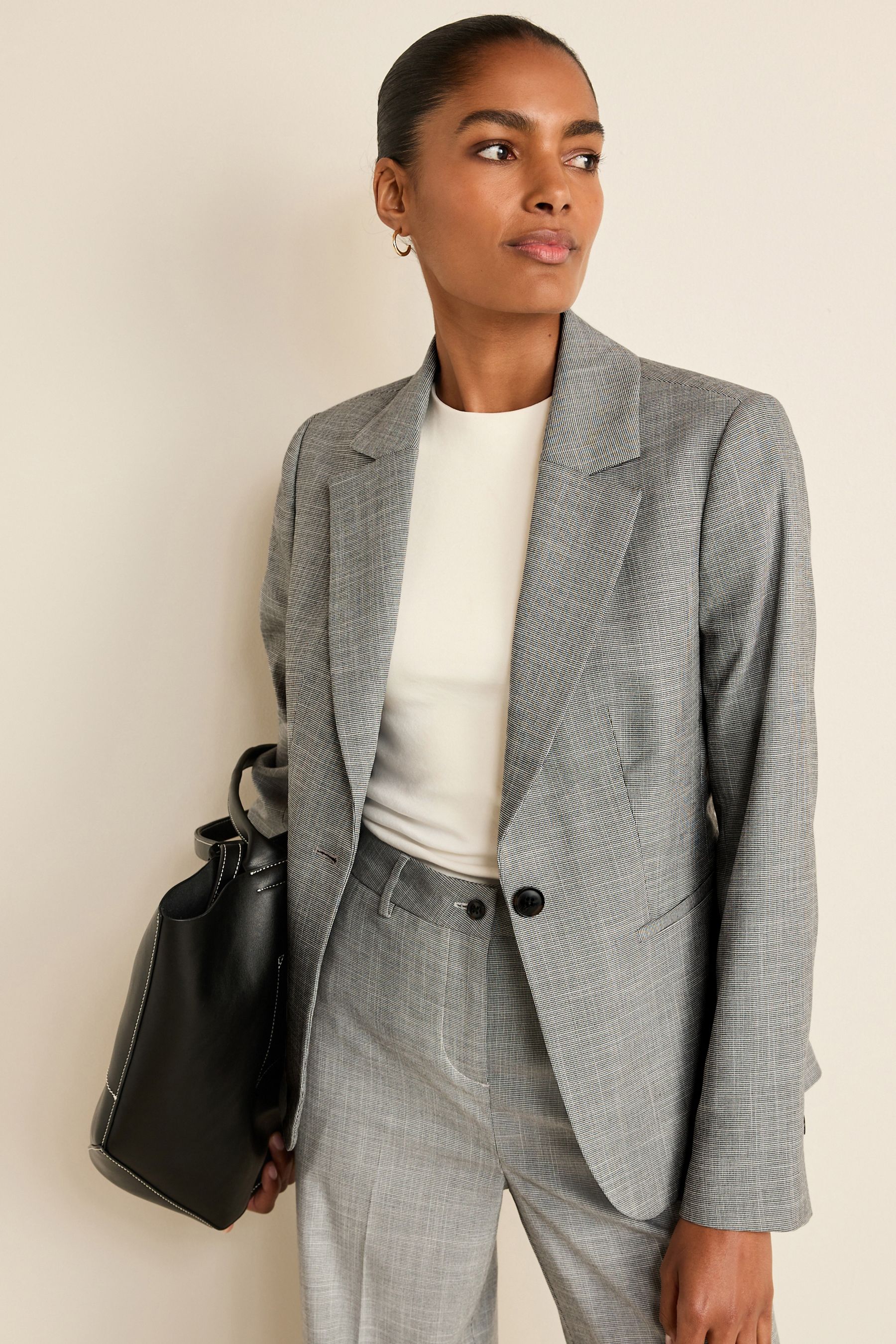 Buy Grey Tailored Single Breasted Blazer from the Next UK online shop