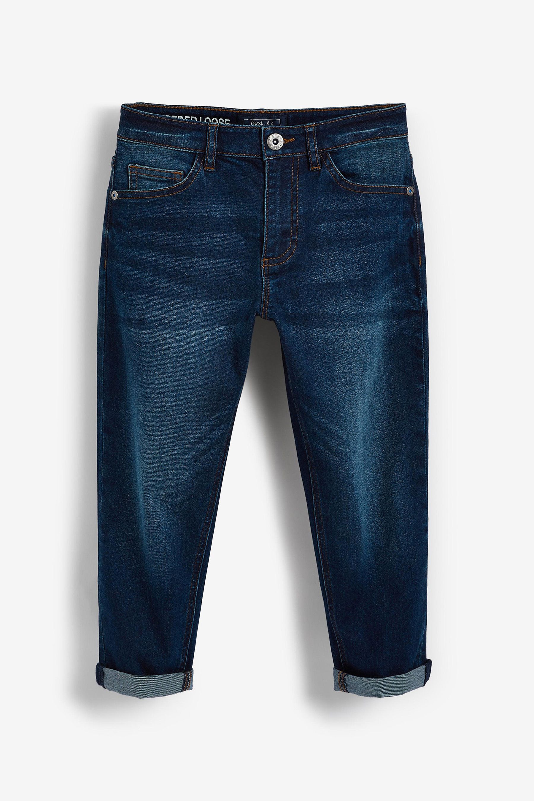 Stretch jeans loose fit top