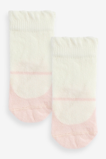 Pink Ballet 2 Pack Baby Socks (0mths-2yrs)