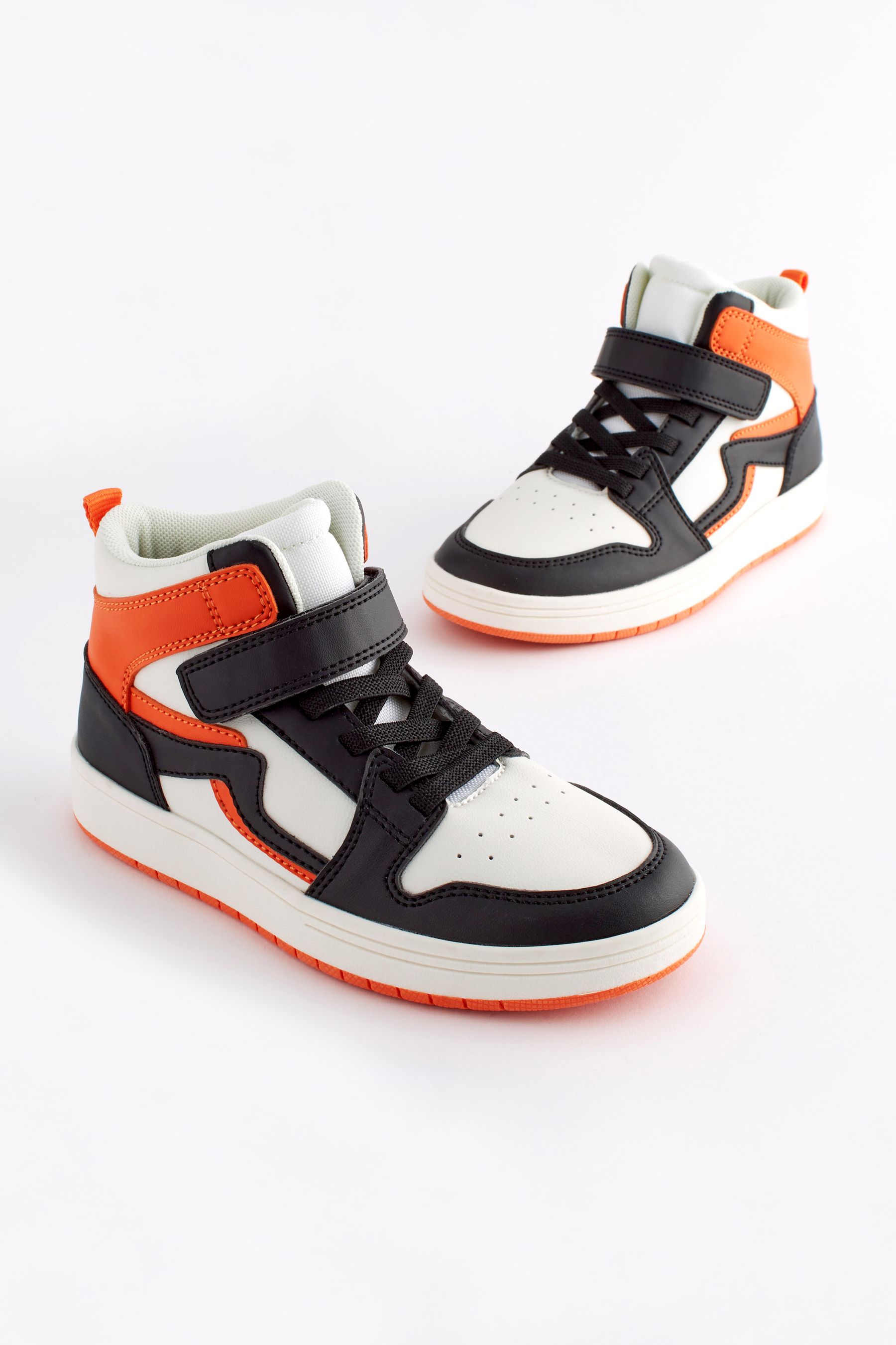 Orange black trainers online